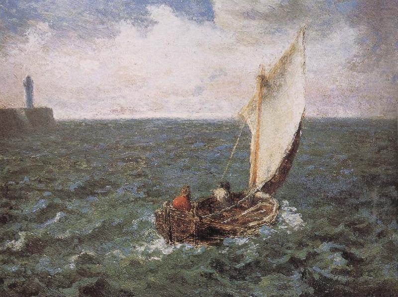 Jean Francois Millet Sailboat oil painting picture